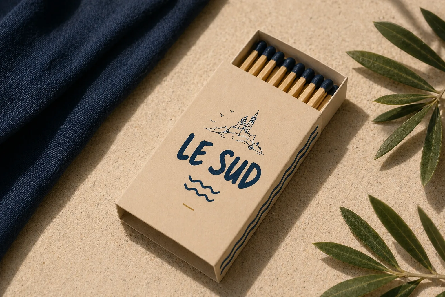 Pochette d'allumettes Le Sud