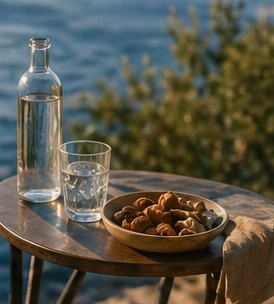 Table dressée Le Sud